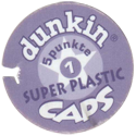 Dunkin Caps > Super Plastic Back-slot.