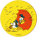 Fun Caps > 121-150 Donald II 132-Donald-poking-head-through-umbrella-in-the-rain.