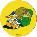 Fun Caps > 121-150 Donald II 145-Sleeping-dog-in-chair-while-Donald-sits-on-floor.