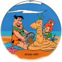 Hanna-Barbera > Flintstones 25-Fred-and-Pebbles-building-a-sand-Dino.