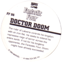 Marvel Comics - Toybiz > Fantastic Four FF-06-Doctor-Doom-(back).
