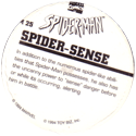 Marvel Comics - Toybiz > Spiderman SM-25-Spider-Sense-(back).