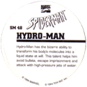 Marvel Comics - Toybiz > Spiderman SM48-Hydro-man-(back).