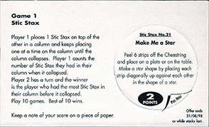 Cheestrings Stic Stax 21-Make-me-a-star-Back.