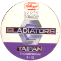 Gladiators Thunderdisks Back.