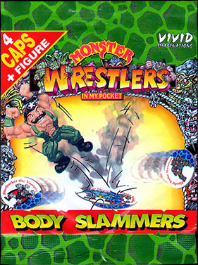 Monster Wrestlers in my pocket (Packet) Packet-front.
