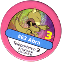 Pokémon Master Trainer 063-Abra.