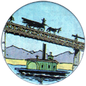 Tap's > Lucky Luke 067-Stagecoach-crossing-bridge-over-river.