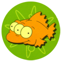 Tazos > Series 10 - Simpsons Bowl-A-Rama > Bowl-A-Rama Balls Three-eyed-fish.