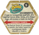 Tazos > Elma Chips > Chester Cheetos Na Máquina do Tempo 09-Descobrimentos-(back).