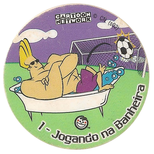 Tazos Cartoon Network Copa futebol (Kit com os 8)