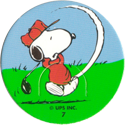 Unknown > Peanuts (numbered) 7-Snoopy-playing-golf.