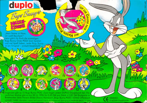 World POG Federation (WPF) > Bugs Bunny´s Hasenstarke pack Pack-panel.